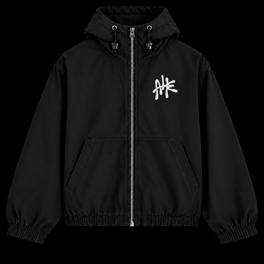 Black Windbreaker