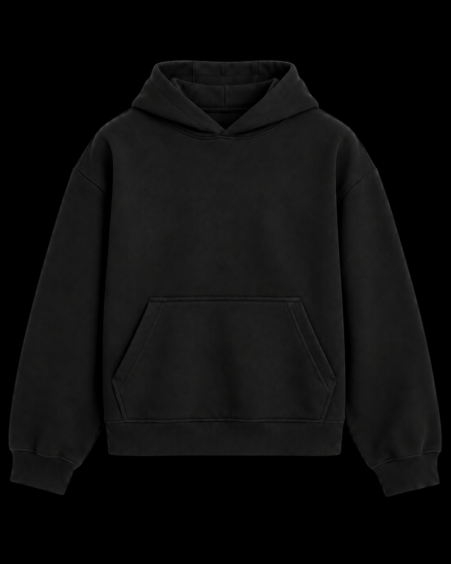 SCUBA HOODIES - Black - Front