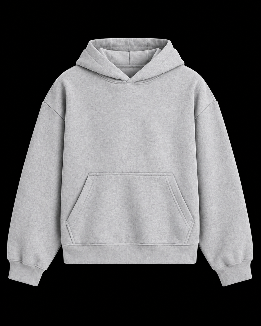 SCUBA HOODIES - Heather Grey - Front